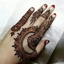 mehandi simple